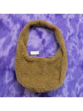 Anthropologie teddy hobo shoulder bag with zip top